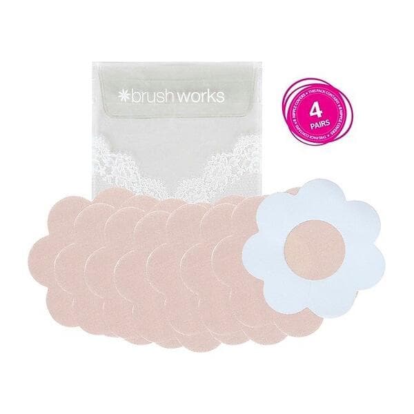 Brush Works Nude Satin Nipple Covers