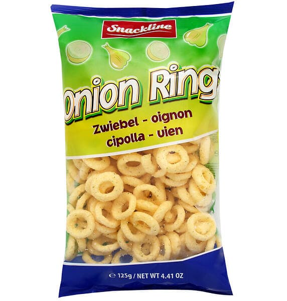 Snackline Onion Rings 125g