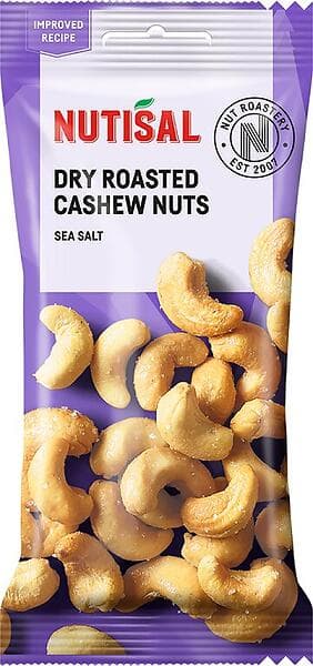 Nutisal Dry Roasted Cashew Sea Salt 60g