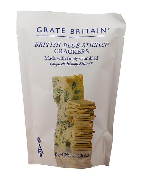 Grate Britain British Blue Stilton Crackers 45g