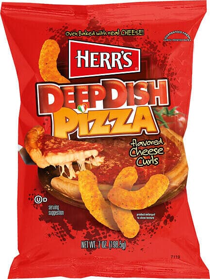 Herr's Deep Dish Pizza Cheese Curls 198g