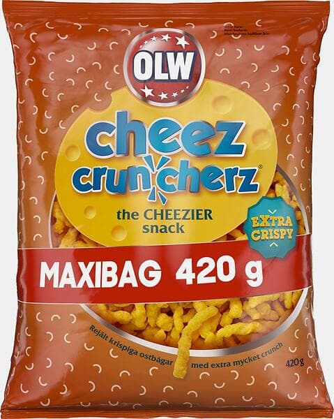 OLW Cheez Cruncherz Maxibag 420g