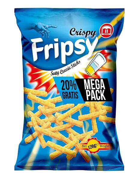 Maks Crispy Fripsy Salt 120g