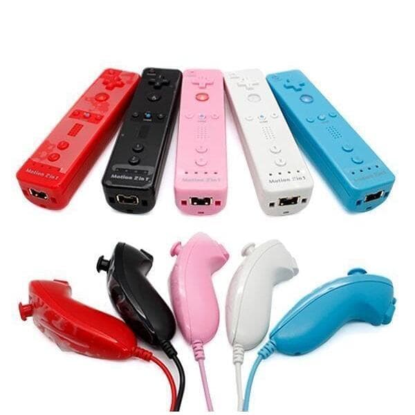 MTK Motion Plus Remote + Nunchuck - Black (Wii)