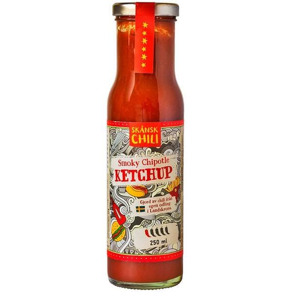 Skansk Chili Smoky Chipotle BBQ-Ketchup 250ml