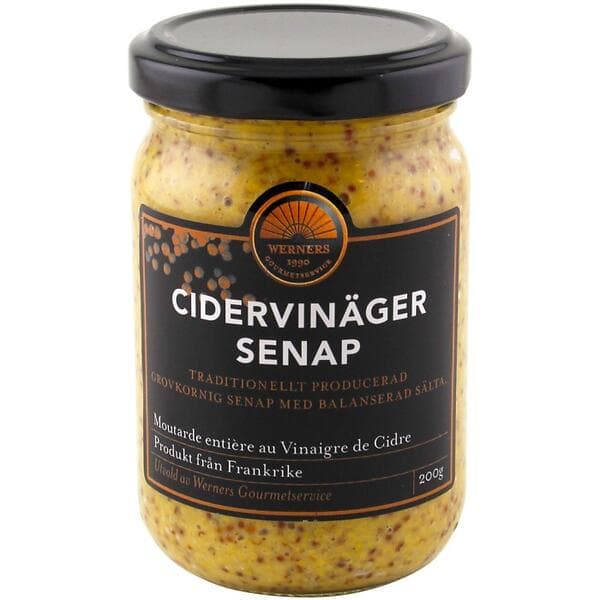 Werners Cidervinägersenap 200g