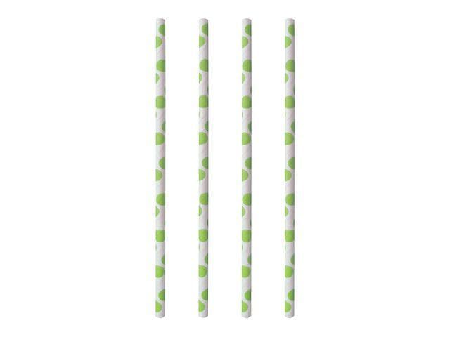 Papstar Stripes Straw 20cm 100-pack