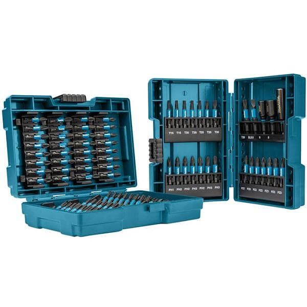 Makita Impact Black Bitssats 90 delar, 2 st. lådor