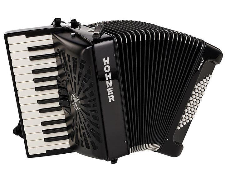 Hohner Bravo II 48 black (SilentKey)