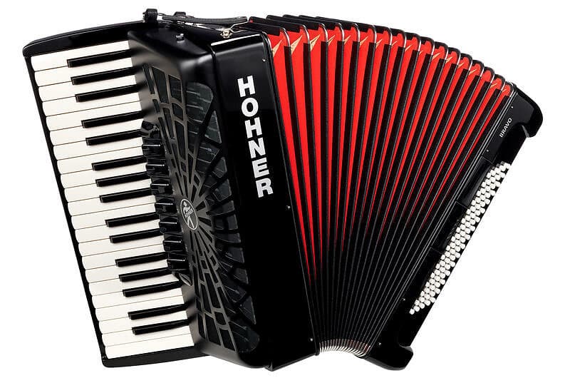 Hohner Bravo III 80 black (SilentKey)