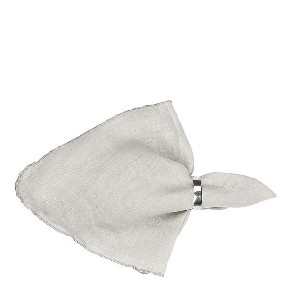 Broste Copenhagen Gracie-Hear 12-Pack Tygservett Grå (45x45cm)