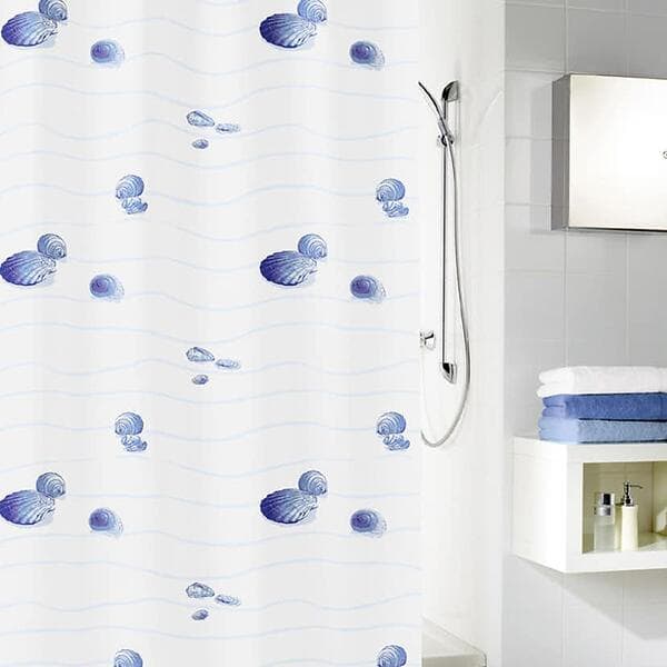 Kleine Wolke Duschdraperi Miami Blue 180x200cm