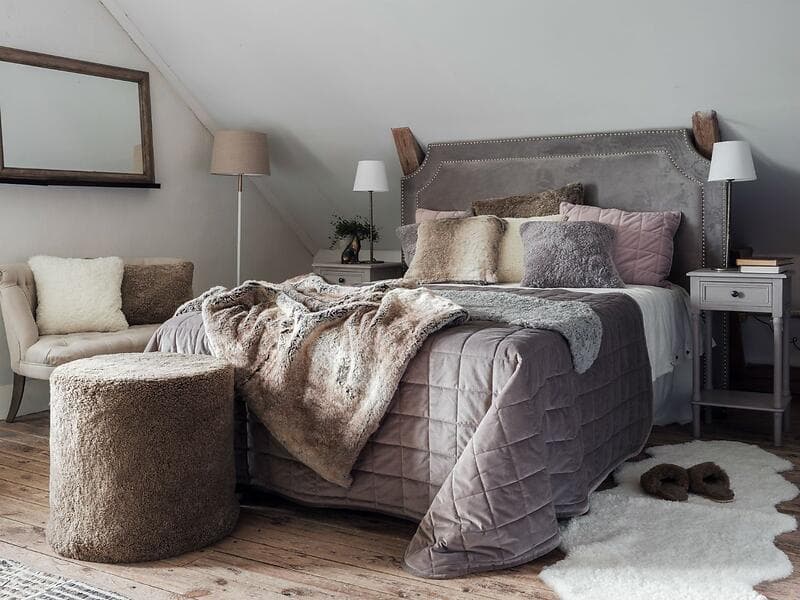 Skinnwille Pläd Cozy Multi Color (180x120cm)