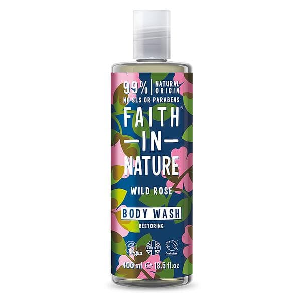 Faith in Nature Restoring Wild Rose Body Wash 400ml