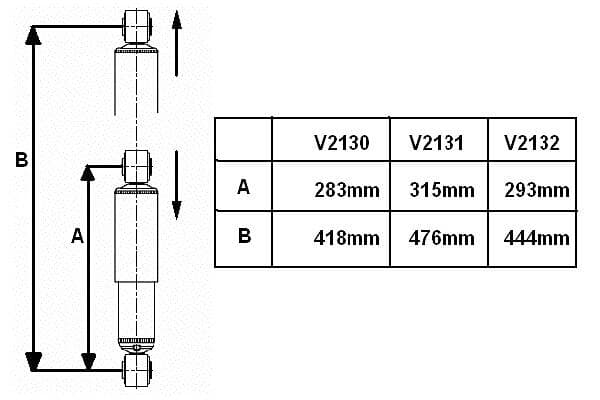 Monroe Stötdämpare VAN-MAGNUM V2132