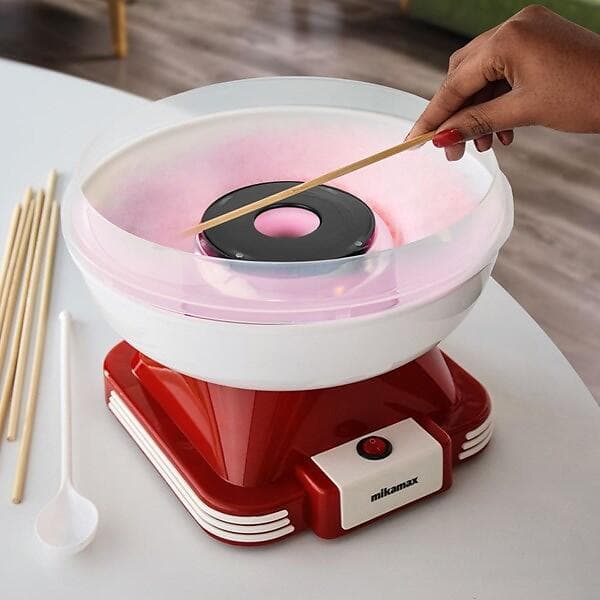 Mikamax Retro Cotton Candy Machine