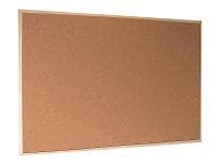 Esselte Cork Economy Wood 90x60cm
