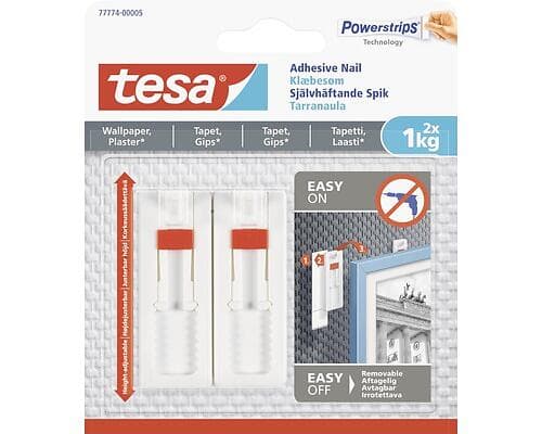 Tesa Självhäftande Spik Tavlekrok 2st