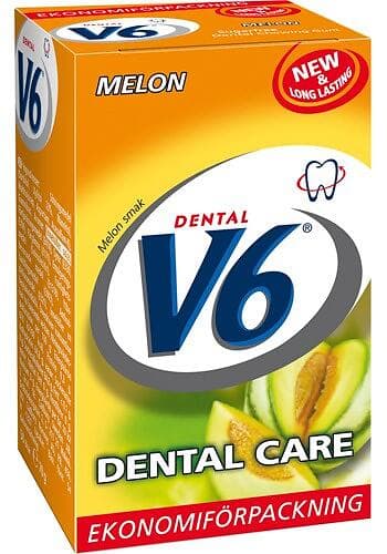 V6 Dental Care Melon 50st