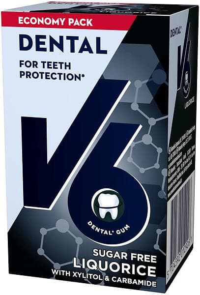 V6 Dental Care Lakrits 50st
