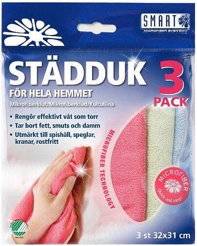 Smart Microfiber Cleaning Cloth 3-pack