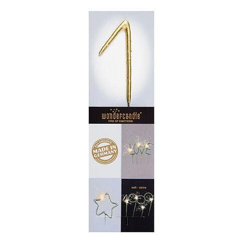 Sparkler Number 1 Gold