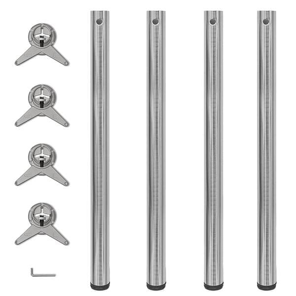 vidaXL 242137 4 Height Adjustable Table Legs