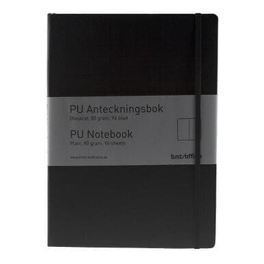 BNT Office Anteckningsbok PU Olinjerad