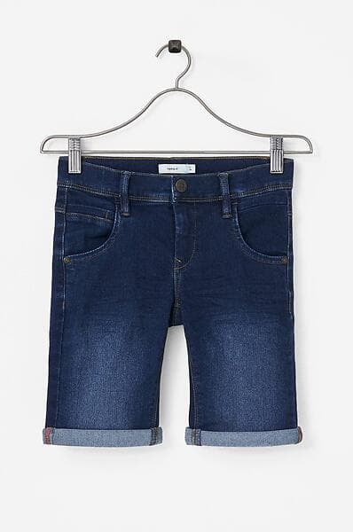 name it Sofus Slim Fit Long Denim Shorts (Pojke)