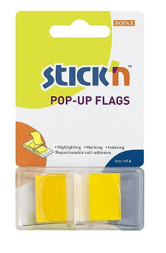Stick'n Index pop-Up Flags Gul