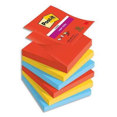 3M Post-it Super Sticky Z-B Playful 76x76mm