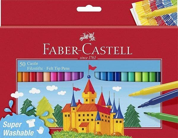 Faber-Castell Felt Tip Pen Castle Pack 50-pack