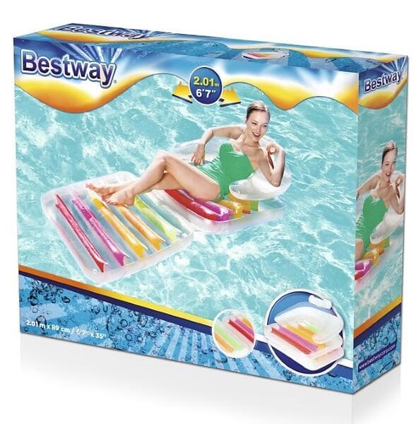 Bestway High Fashion Vikbar Luftmadrass & Loungestol