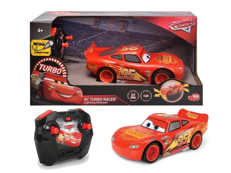 Dickie Toys Disney Pixer Cars 3 Turbo Racer Lightning Mcqueen RTR