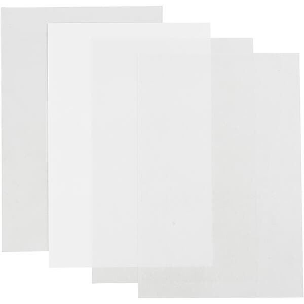 Creativ Company Krympplast Matt Transparent 20x30cm 4-pack