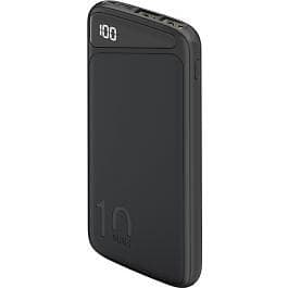Goobay Powerbank Slimline med 10 000 LEDmAh Display 10,000mAh statusdisplay Svart