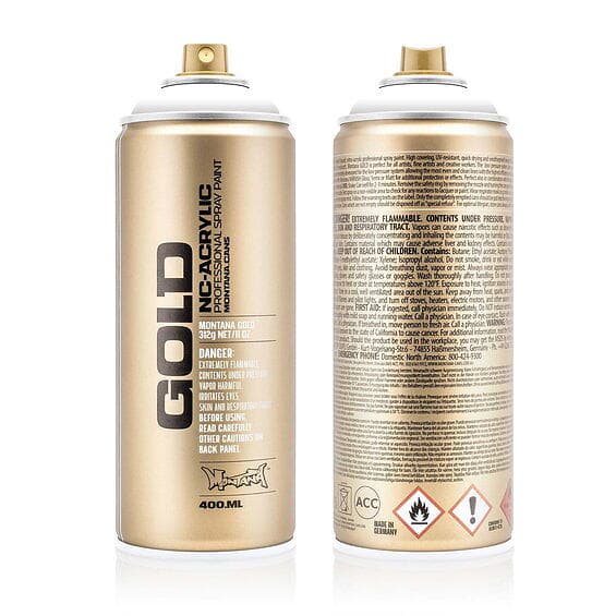 Montana Furniture Acrylic Professional Spray Paint White 400ml