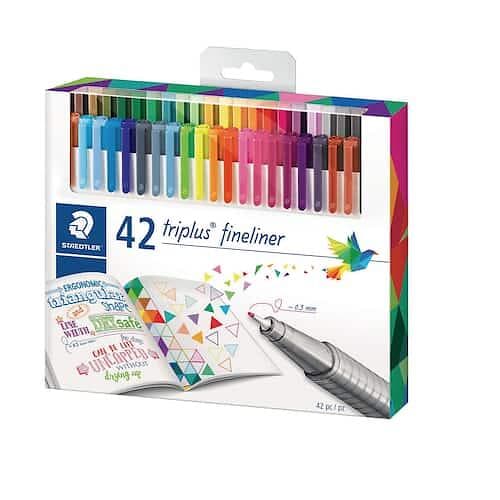 Staedtler Triplus Color 334 Fineliner 0.3mm 42-pack