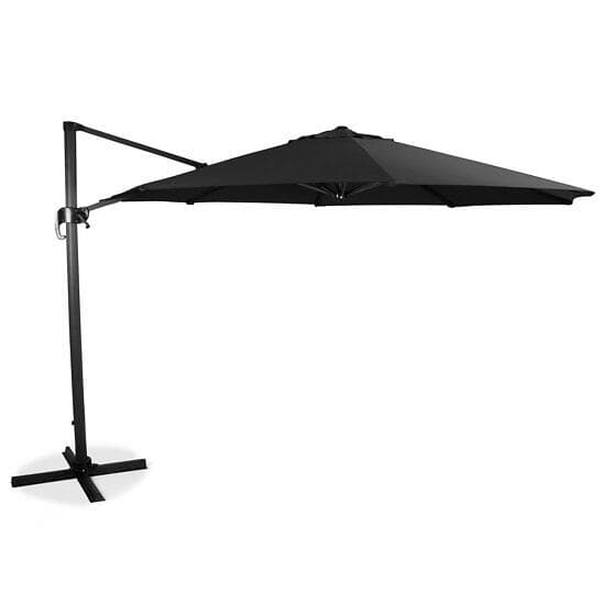 Hillerstorp Hängparasoll SideWinder Ø350cm (Svart)