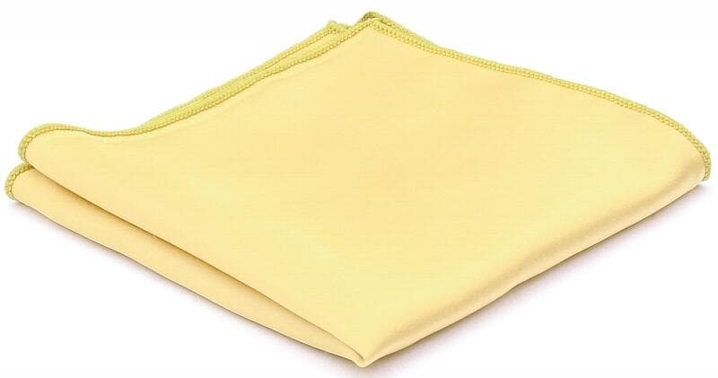 Solid Silk Evolution Ljusgul Näsduk Siden