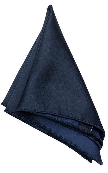 Solid Silk Evolution Midnattsblå Näsduk Siden