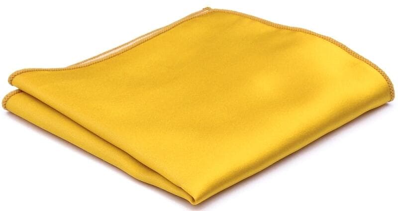 Solid Silk Evolution Senapsgul Näsduk Siden
