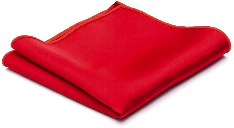 Solid Silk Evolution Röd Näsduk Siden