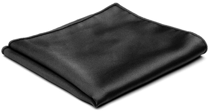 Solid Silk Evolution Svart Näsduk Siden
