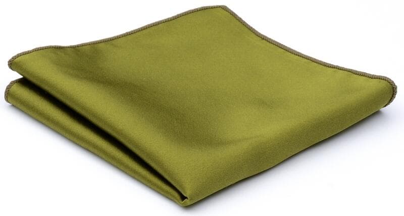 Solid Silk Evolution Limegrön Näsduk Siden