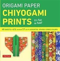 Origami Paper Chiyogami Prints 6 3/4' 48 Sheets