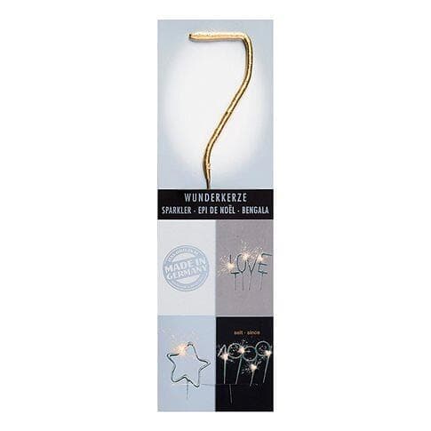 Sparkler Number 7 Gold