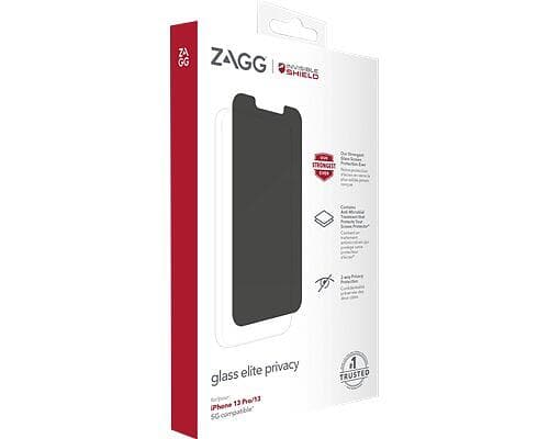 Zagg InvisibleSHIELD Glass Elite Privacy Edge for Apple iPhone 13/13 Pro