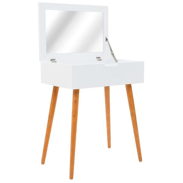 vidaXL Sminkbord med Spegel MDF 60x40x75cm