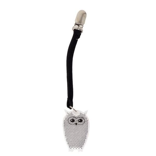AddBaby Reflector Ribbon with Clip Owl